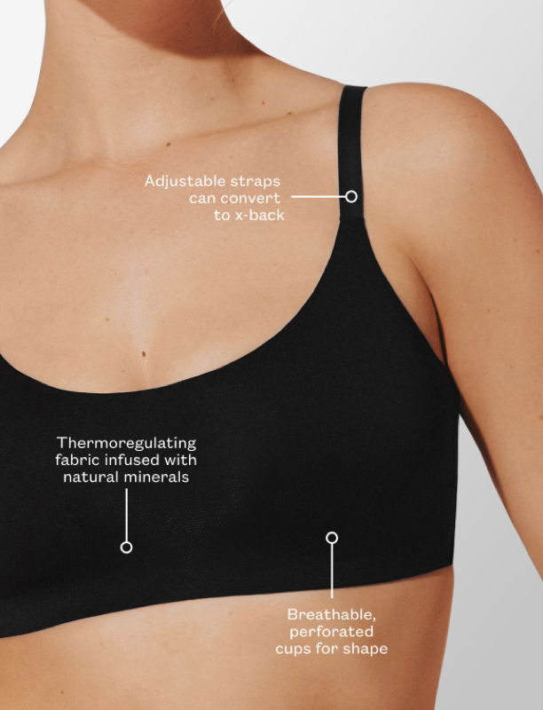 Thermoregulating TempSync™ Wireless Scoop Bra