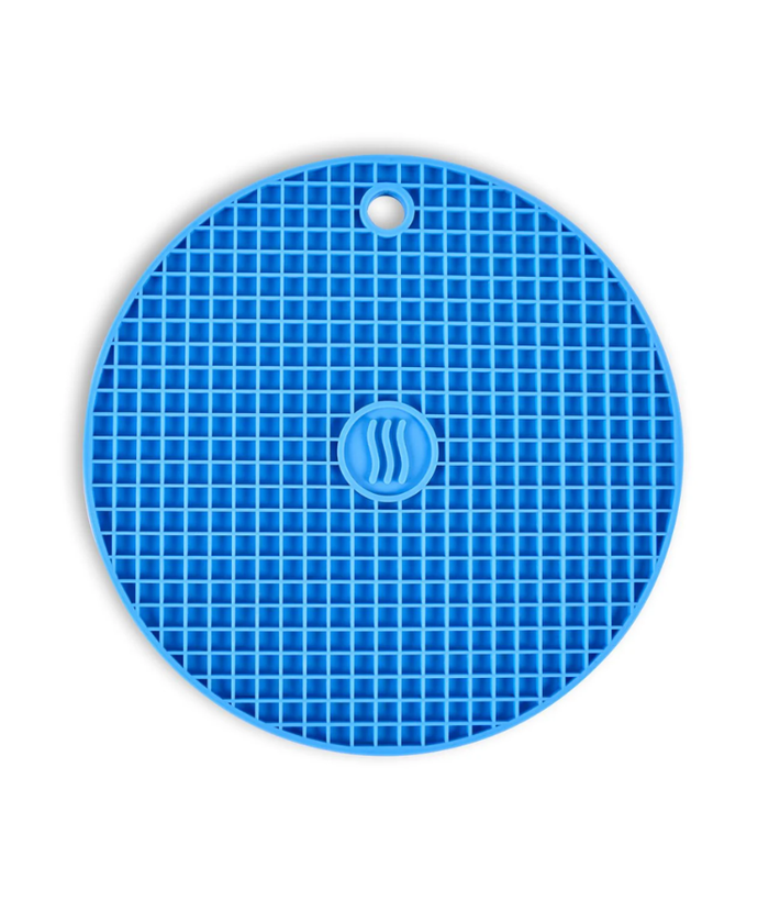 Thermoworks Round Silicone Hotpad/Trivet, Blue