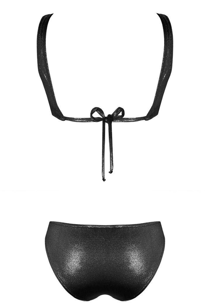 Titaniya Silver Black tank swimsuit - One Piece swimsuit by yesUndress. Shop on yesUndress