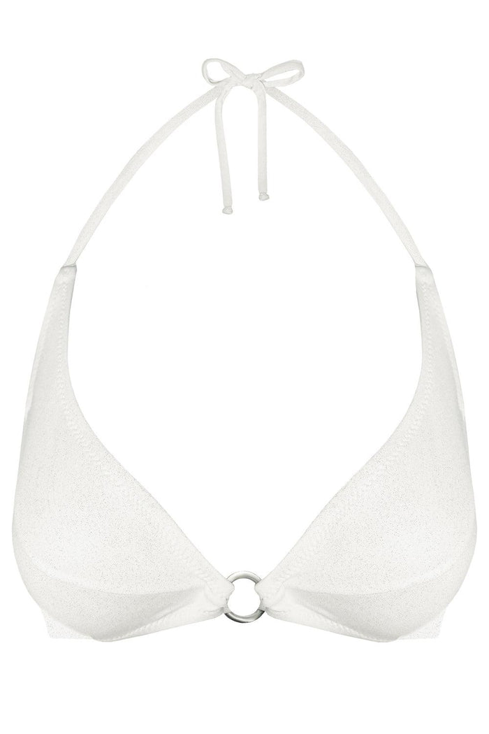 Titaniya Silver Ivory bikini top - Bikini top by yesUndress. Shop on yesUndress