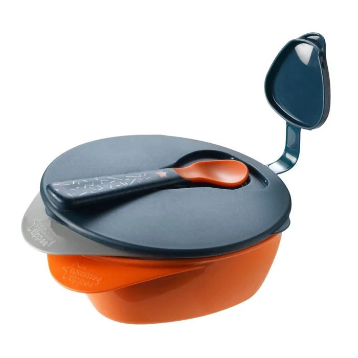 Tommee Tippee 2 Feeding Bowls with Spoon and Lid - ebebek - Black Friday