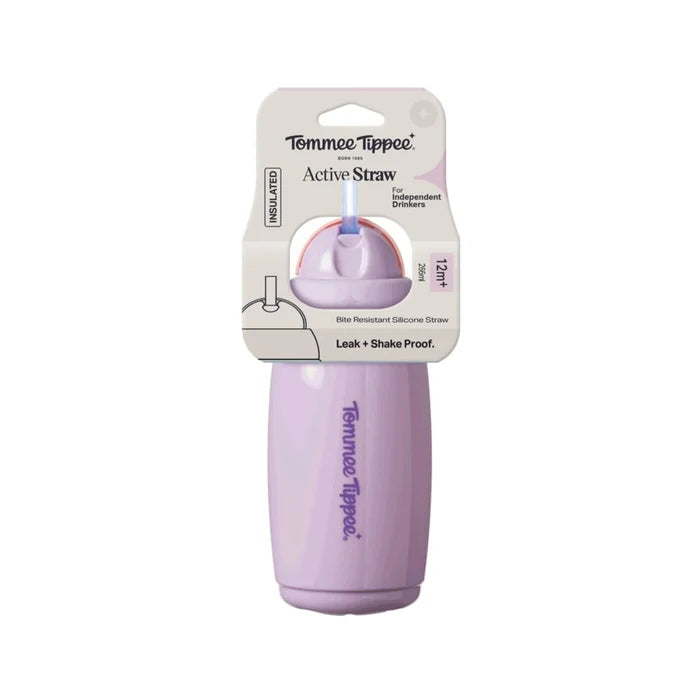 Tommee Tippee Insulated Straw 266ml 12m+ - Assorted - ebebek - Christmas