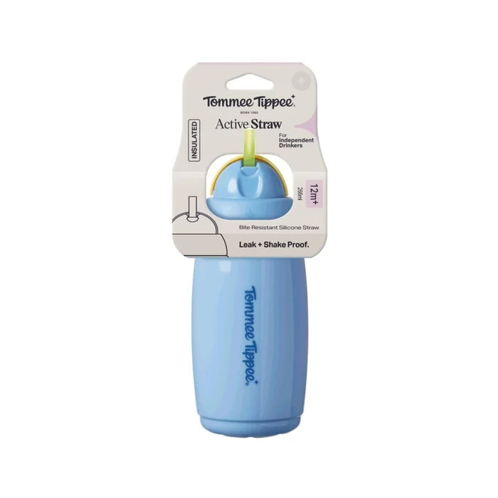 Tommee Tippee Insulated Straw 266ml 12m+ - Assorted - ebebek - Christmas