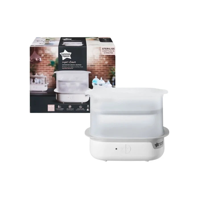 Tommee Tippee Super Steam Steriliser - White - ebebek - Black Friday