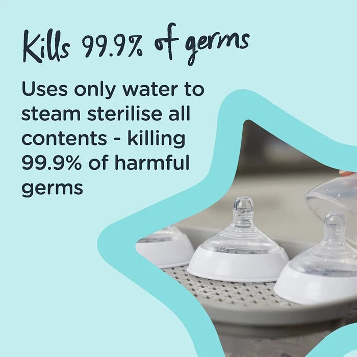 Tommee Tippee Super Steam Steriliser - White - ebebek - Black Friday