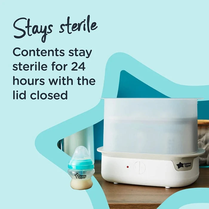 Tommee Tippee Super Steam Steriliser - White - ebebek - Black Friday