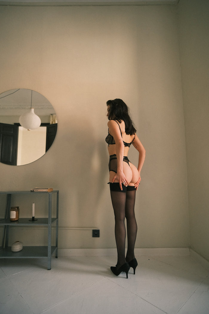 Tourmaline garter belt