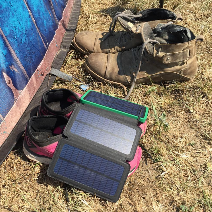 Travel Battery Bank & Solar Charger