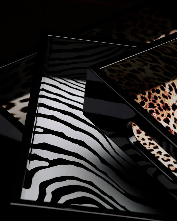 Tray ZEBRAGE Rectangular Small  7.75" x 11.75"
