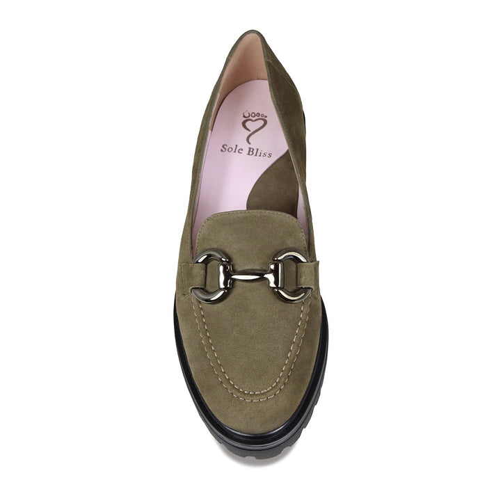 Treasure: Khaki Suede Shoes Sole Bliss