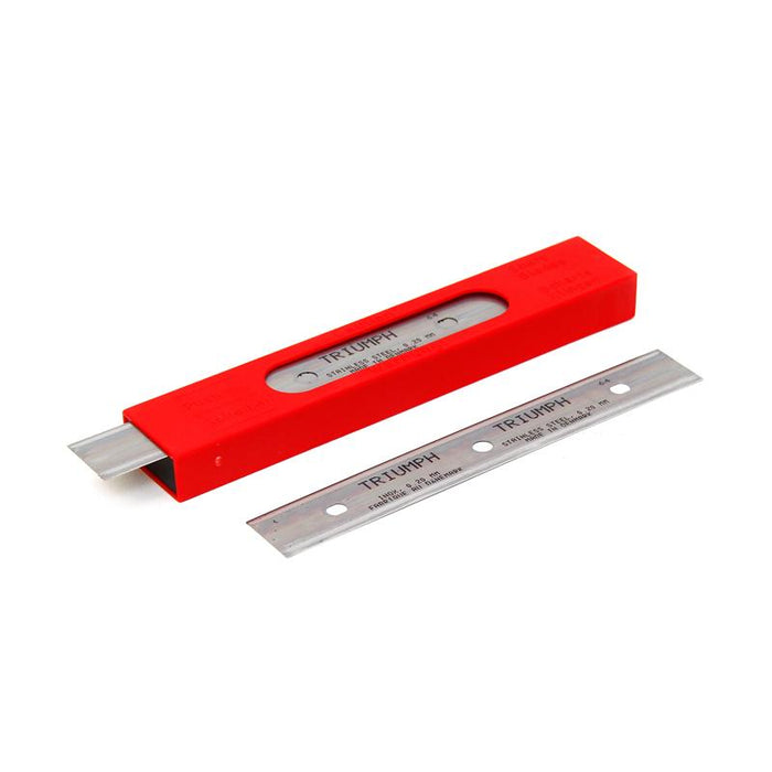 Triumph 6in/15cm 0.20mm Stainless Steel Blades-25 Pack Red Box - Windows101
