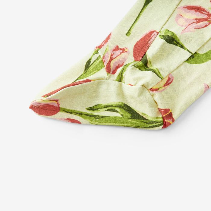 Tulip Luxe Stretch Ruffle Footed Romper - Babies in Bloom