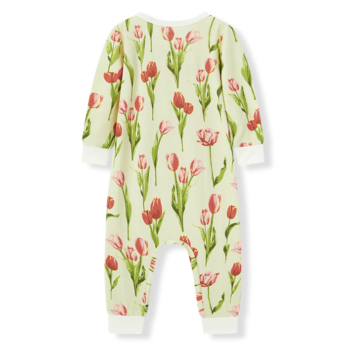 Tulip Luxe Stretch Zipper Pajama - Babies in Bloom