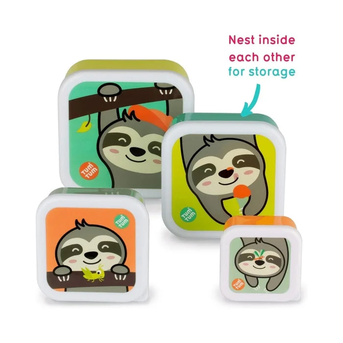 TUM TUM Nesting Snack Pots Pack of 4 - Stanley Sloth - ebebek - Black Friday
