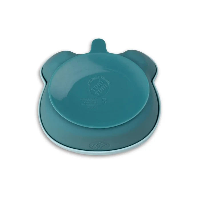 TUM TUM Silicone Weaning Bowl & Spoon Set Boris Bear - Blue - ebebek - Black Friday