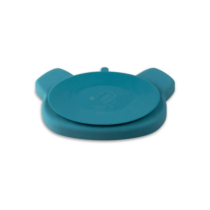 TUM TUM Silicone Weaning Bowl & Spoon Set Boris Bear - Blue - ebebek - Black Friday