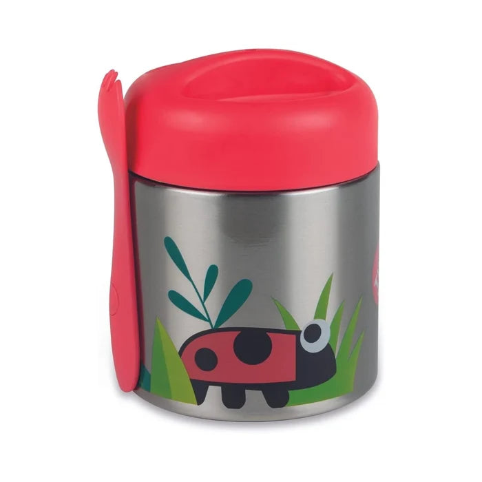 TUM TUM Thermal Food Flask with Magnetic Spork - Ladybird - ebebek - Black Friday