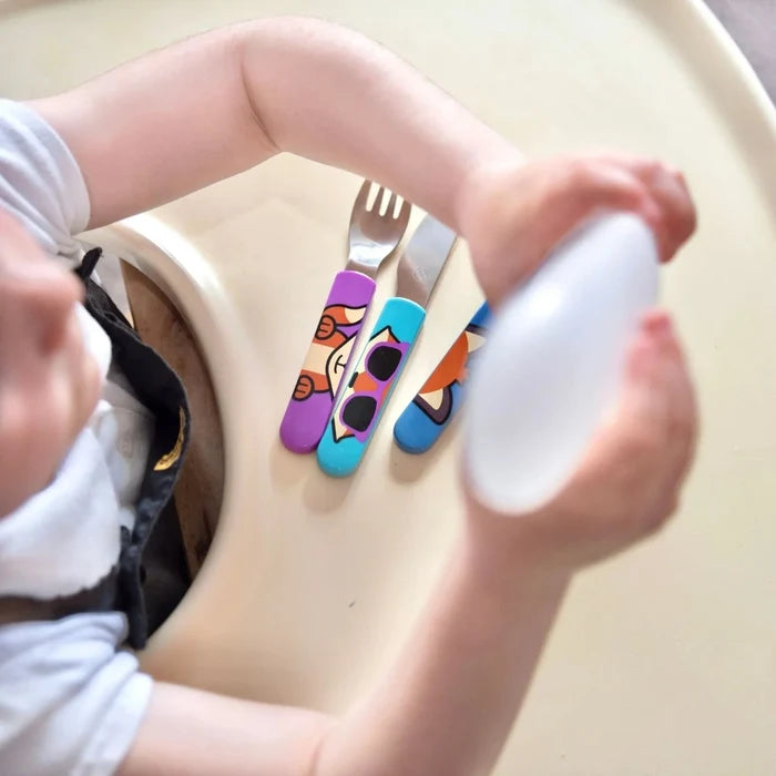 TUM TUM Travel Cutlery Set with Case - Felicity Fox - ebebek - Black Friday