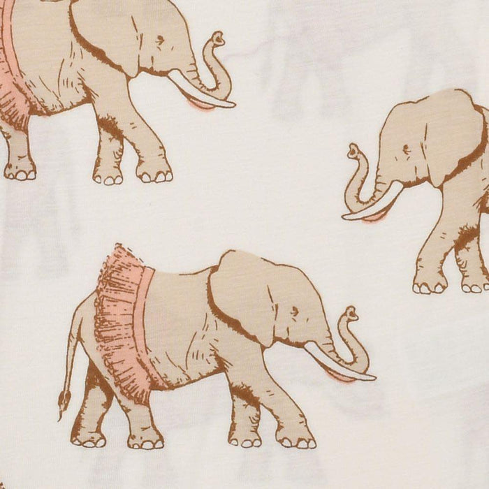 Tutu Elephant Bamboo Newborn Gown & Hat Set - Babies in Bloom