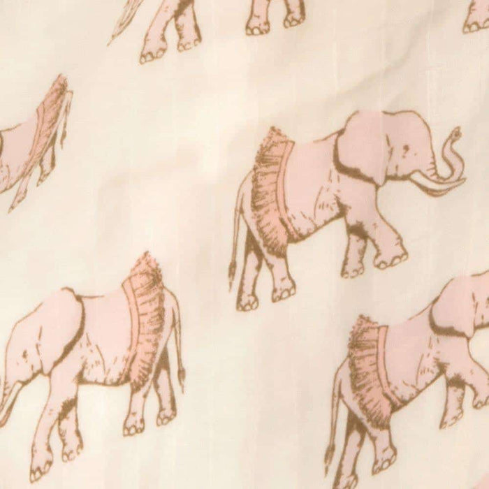 Tutu Elephant Big Lovey Three-Layer Muslin Blanket - Babies in Bloom