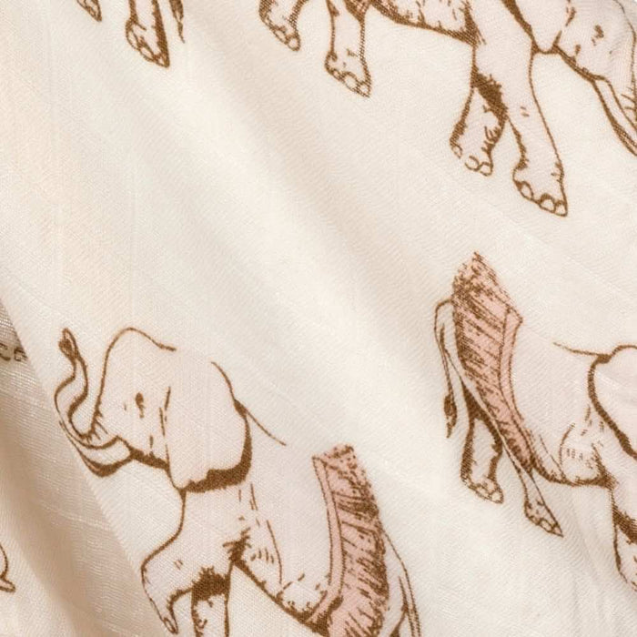 Tutu Elephant Mini Lovey Two-Layer Muslin Security Blanket - Babies in Bloom