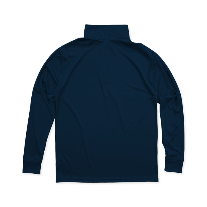 Polyester Navy Blue Jacket with Zipper - performance-driven and stylish activewear in navy blue