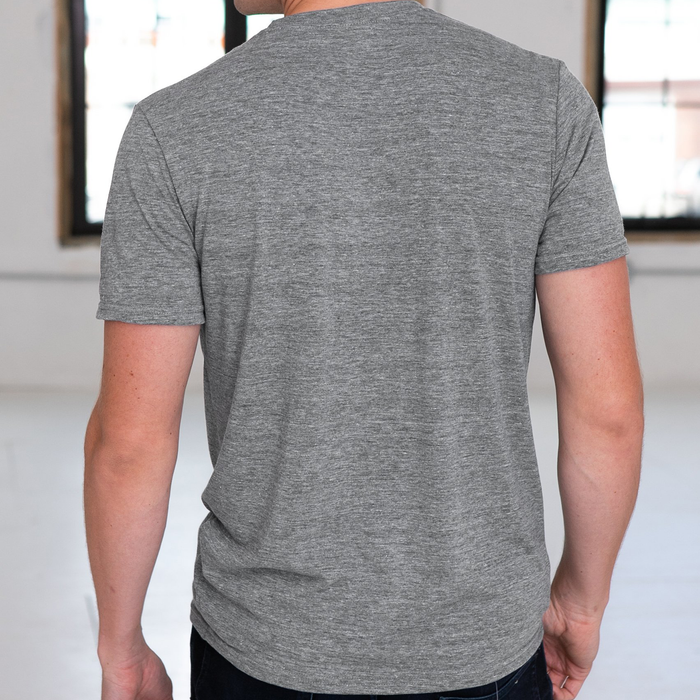 Unisex Triblend Short Sleeve V-Neck Tee