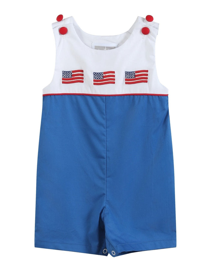 USA Flag Shortalls - Lil Cactus