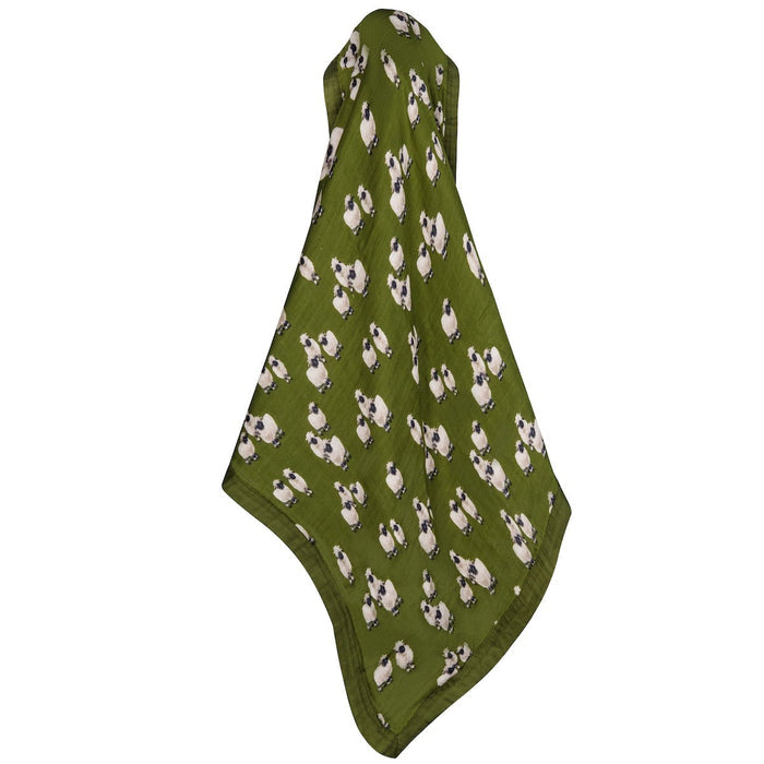 Valais Sheep Big Lovey Three-Layer Muslin Blanket - Babies in Bloom
