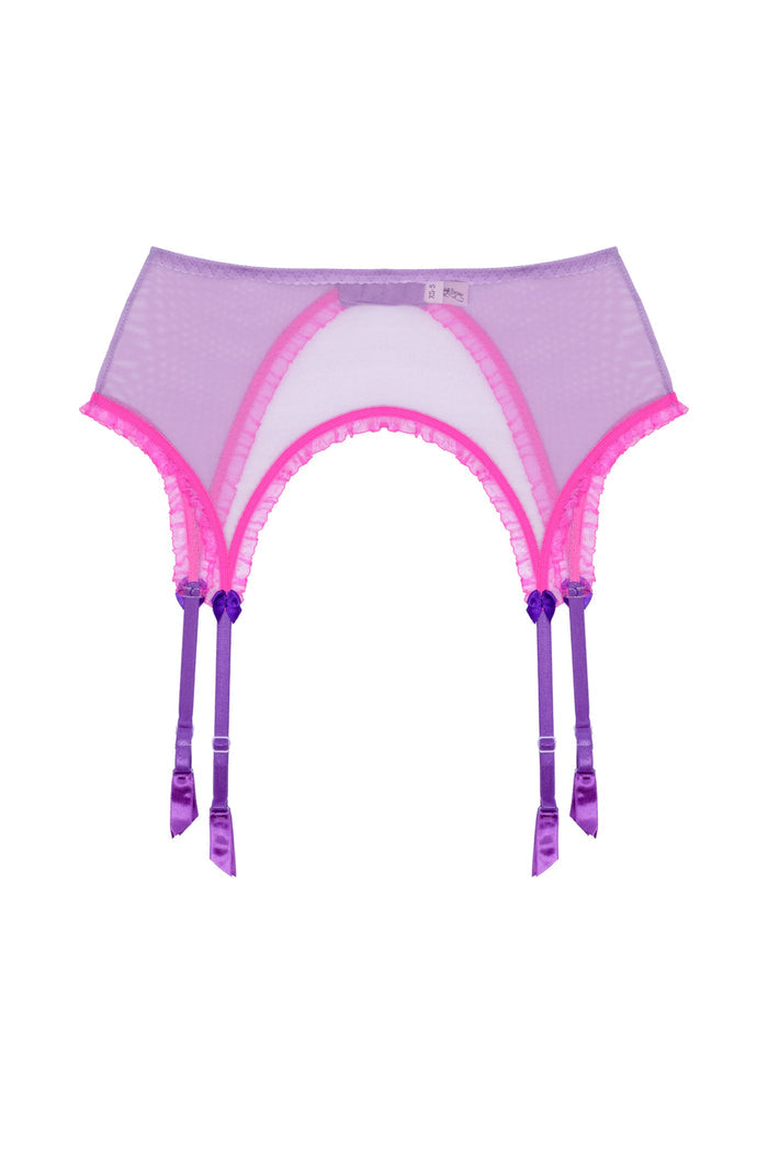 Valerie S Lavender garter belt