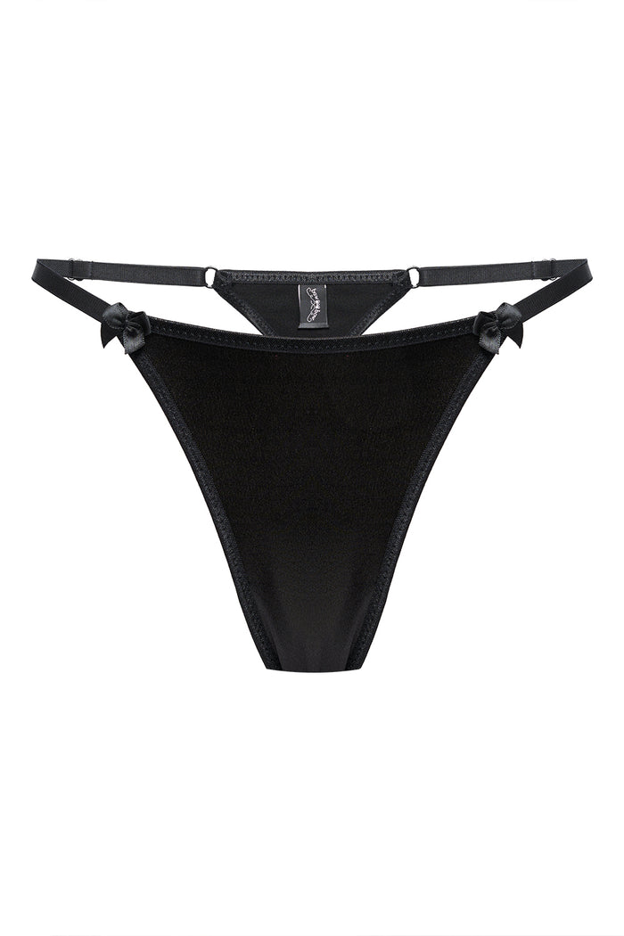 Valessa Black thongs