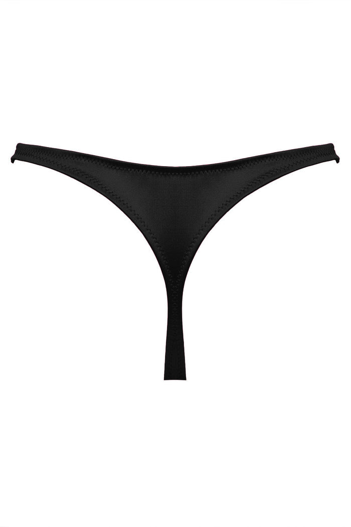 Valjinia Black thongs