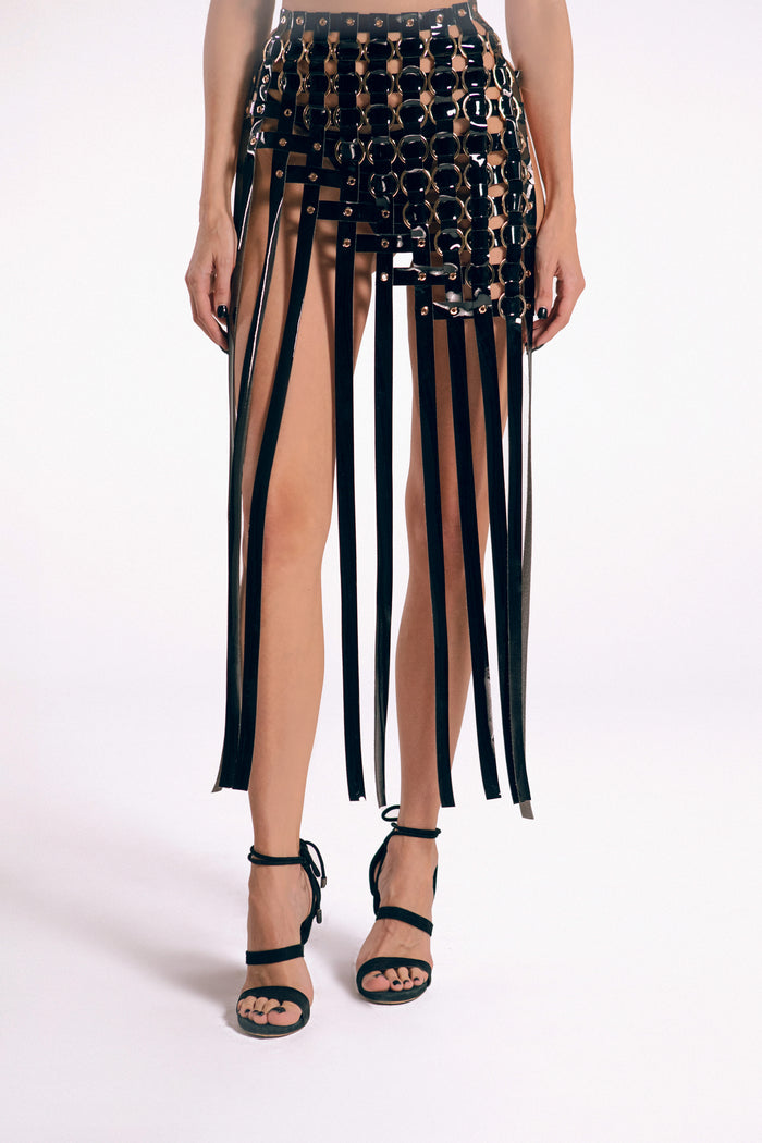 Valkyrie Black open skirt by Secret Room