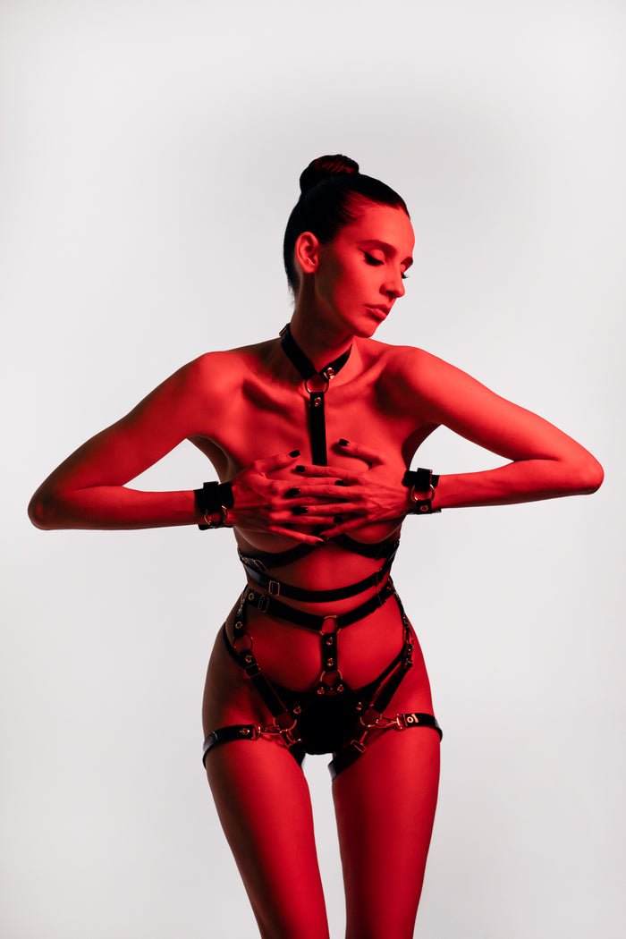 Vampire Black halter bra by Secret Room