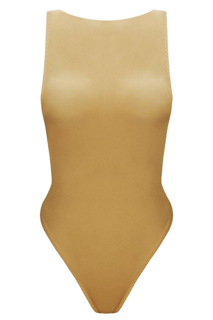Vertex Golden Beige swimsuit - yesUndress