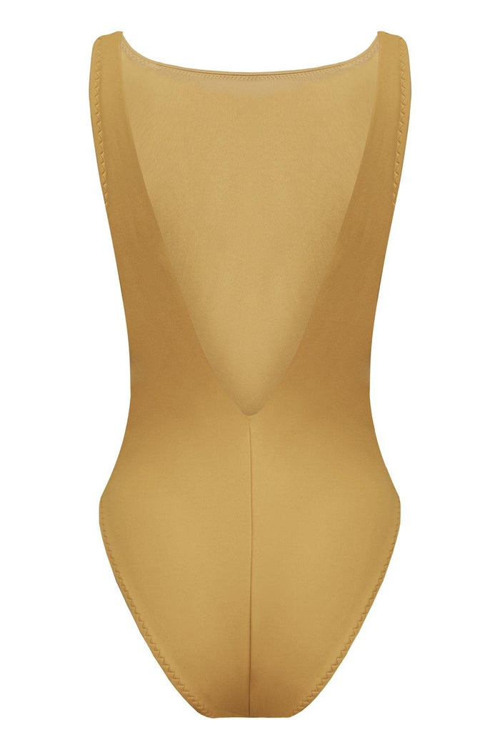 Vertex Golden Beige swimsuit - yesUndress