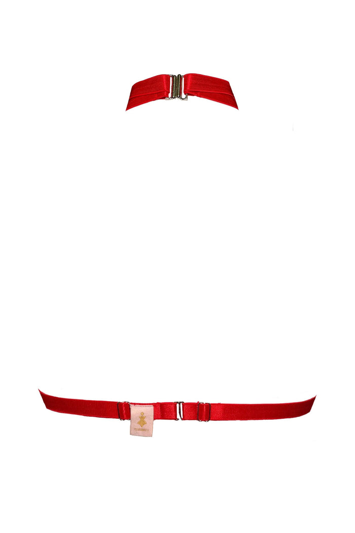 Vesta Red bra - yesUndress