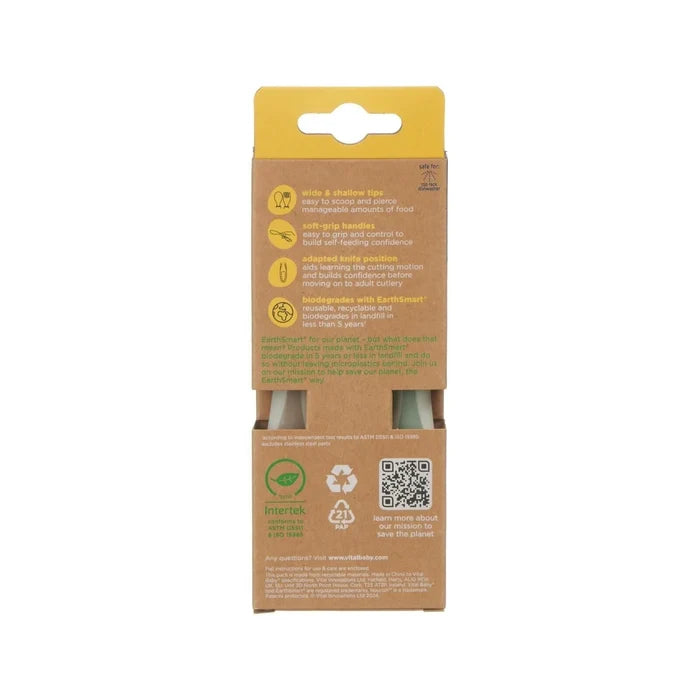 Vital Baby Nourish Big Kid Cutlery Pack of 3 - Natural - ebebek - Black Friday