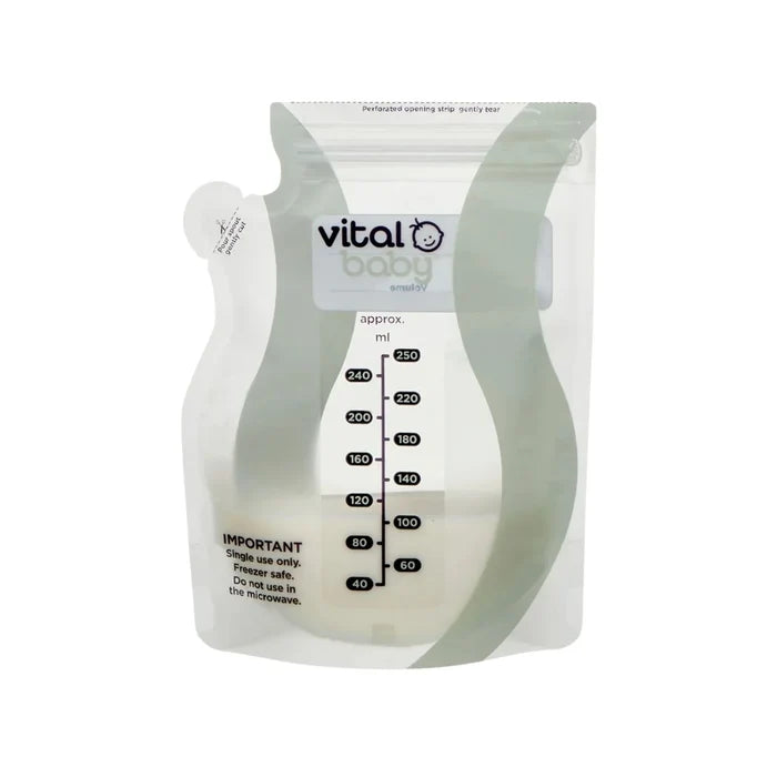 Vital Baby Nurture Easy Pour Breast Milk Storage Bags 30 pcs - ebebek - Black Friday