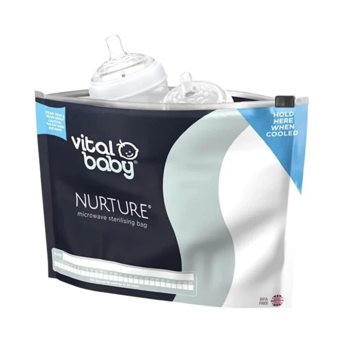 Vital Baby Nurture Microwave Sterilising Bags 5 pcs - ebebek - Black Friday
