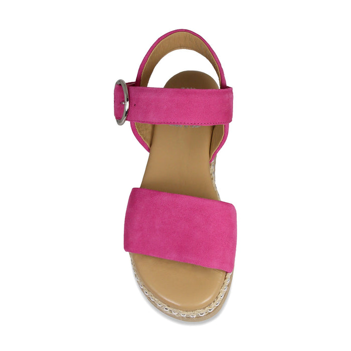 Walker: Fuchsia Suede Shoes Sole Bliss