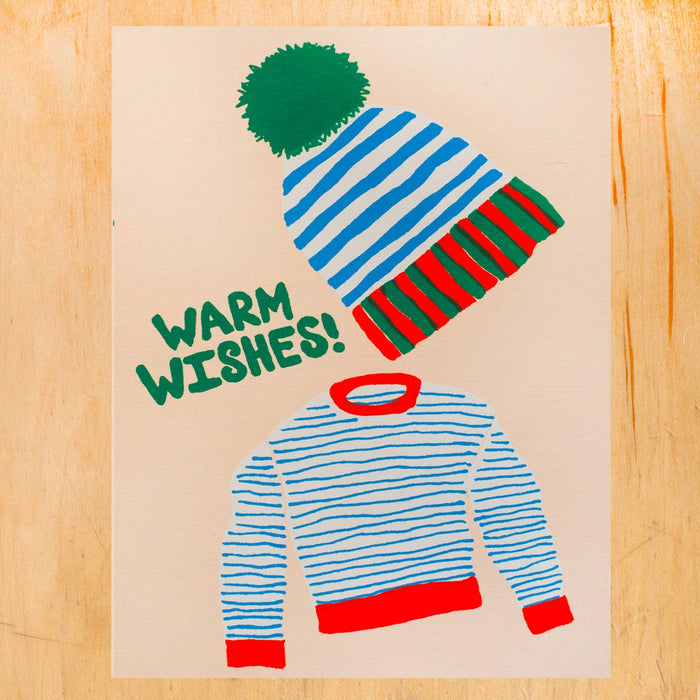 Warm Wishes Hat + Sweater Card