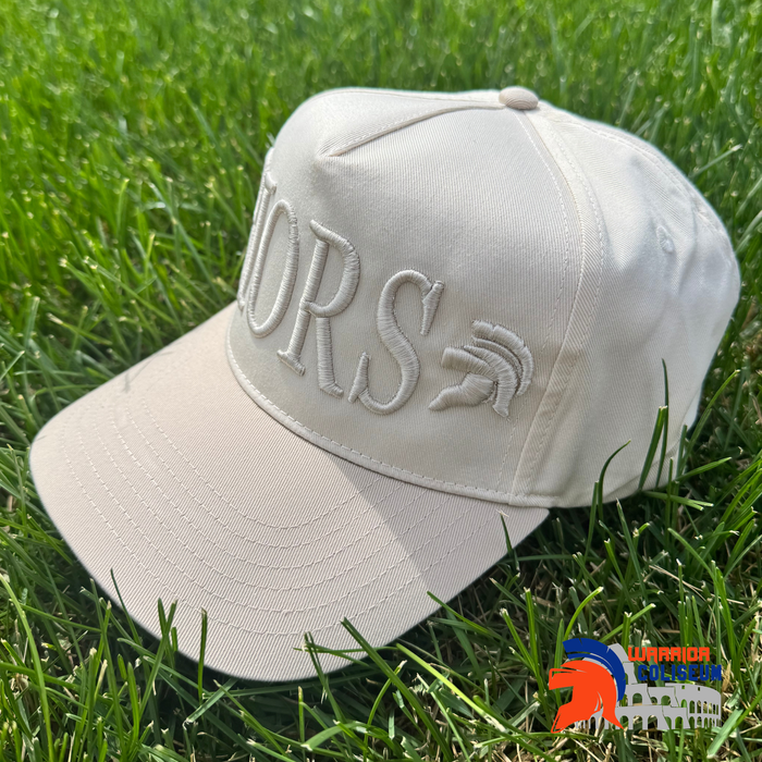 WARRIOR TAN TONE ON TONE WRAP SNAPBACK TRUCKER HAT