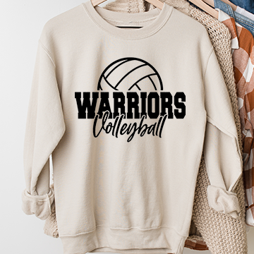 WARRIOR VOLLEYBALL HEATHER DUST SWEATSHIRT