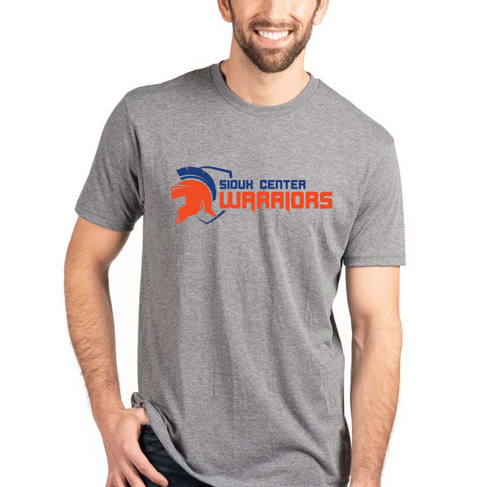 Warriors Horizontal Shield - Next Level Triblend Tee 6010