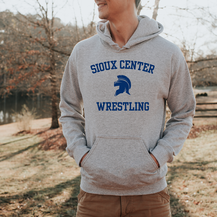 Warriors Wrestling Classic Hoodie Navy