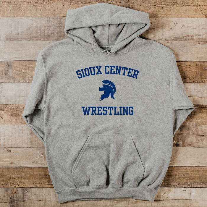 Warriors Wrestling Classic Hoodie Navy