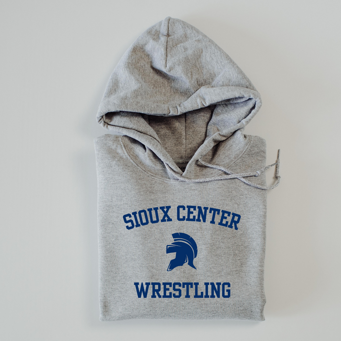 Warriors Wrestling Classic Hoodie Navy