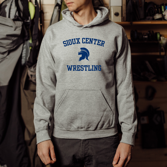 Warriors Wrestling Classic Hoodie Navy