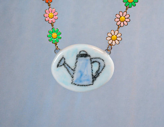 Watering Can Necklace